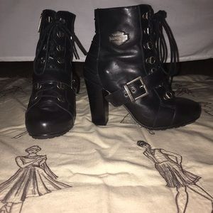 Harley Davidson high heel boots